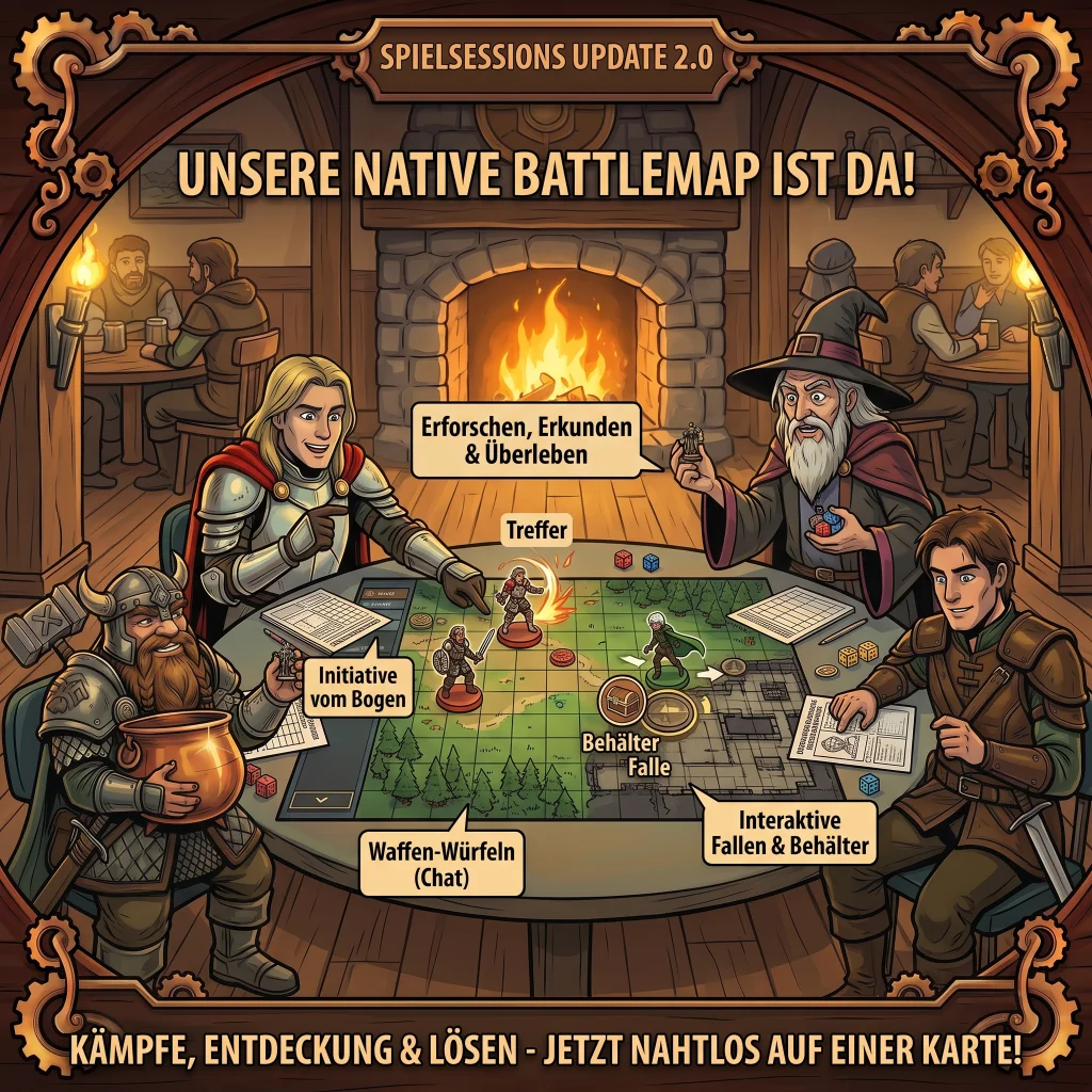 Table-Heroes 2.0 ist da: Fokus auf die eigene Battlemap!